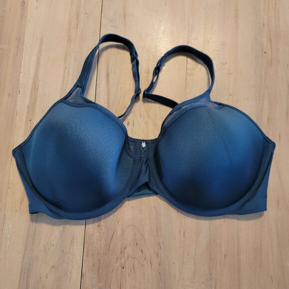 Bali Bar One Smooth U Ultra Light Underwire Blue 3439 Smoothing 40C - Picture 1 of 5